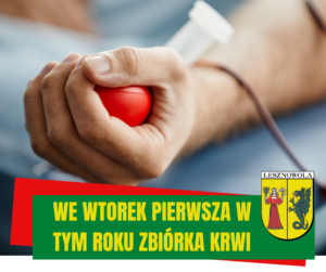 plakat promujący akcję krwiodawstwa
