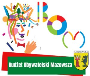 grafika informująca Budżecie Obywatelskim Mazowsza