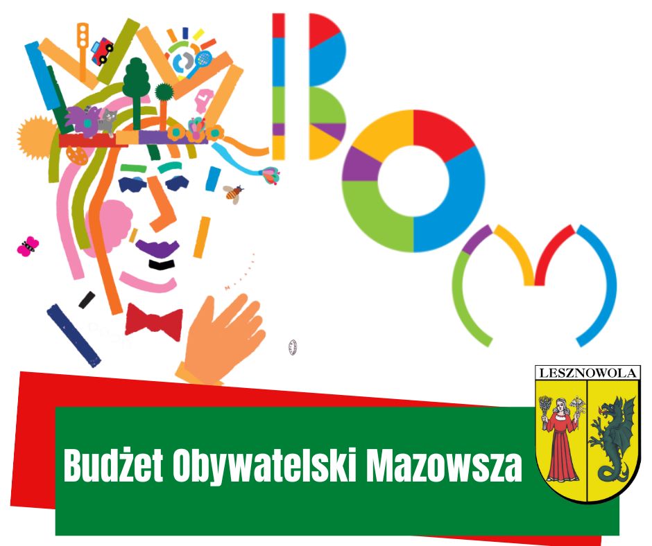grafika informująca Budżecie Obywatelskim Mazowsza