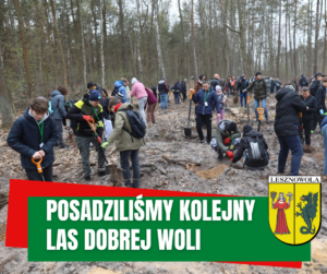 zdjęcie przedstawia akcję sadzenia lasu w Kosowie