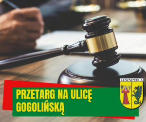 Na zdjęciu drewniany młotek do licytacji - przetargów