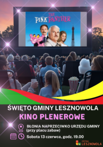 Reklama Kna Plenerowego, które odbędzie się w sobotę 13 czerwca na błoniach naprzeciwko Urzędu Gminy