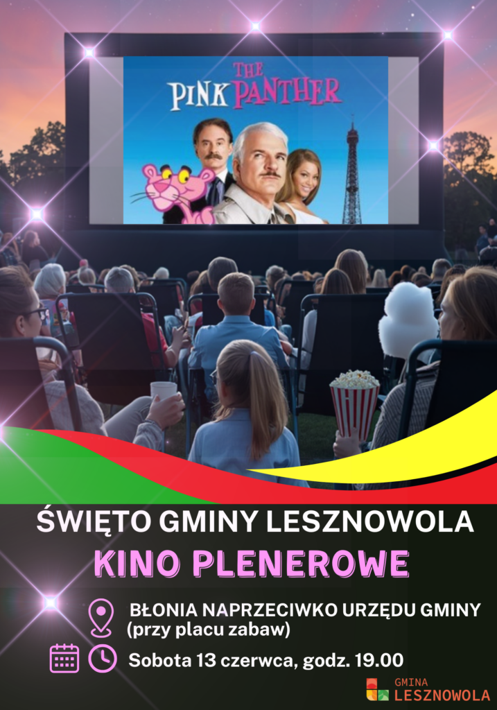 Reklama Kna Plenerowego, które odbędzie się w sobotę 13 czerwca na błoniach naprzeciwko Urzędu Gminy
