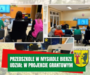 zdjęcie przedstawia nauczycielki przedszkola w Mysiadle biorące udział w szkoleniu