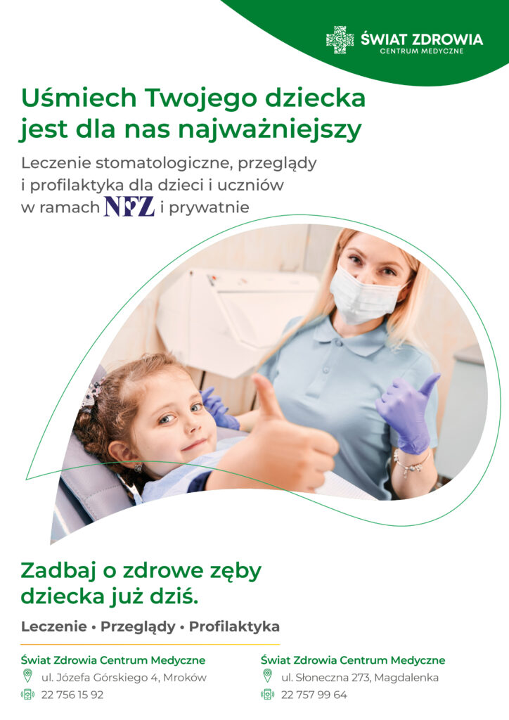 plakat zachęcający do regularnych wizyt u dentysty