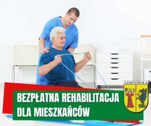 na zdjęciu widać rehabilitanta i starszego mężczyznę