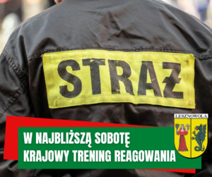 zdjęcie przedstawia odwróconego tyłem strażaka