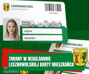 zdjęcie przedstawia Lesznowolską Kartę Mieszkańca