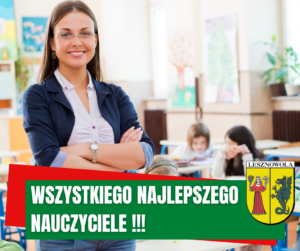 zdjęcie przedstawia uśmiechniętą nauczycielkę na tle klasy